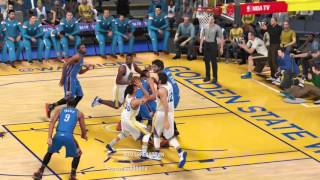 Thunder At Warriors: Game Preview a la NBA 2K16