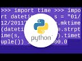 Convert string date to timestamp in Python