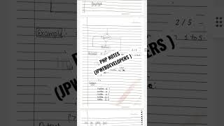looping in php || Jpwebdevelopers // notes // phpprograms // easy notes // php tutorials