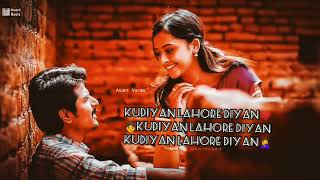 Kudiya Lahore Diyan Hardy Sandhu song lyrics | B Praak, Jaani | New Punjabi Song 2022 | Anant Varma