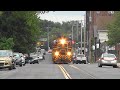 💥🚂  Street Running Train in Lewistown, PA!  💥🚂