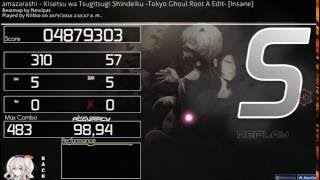 osu! - amazarashi - Kisetsu wa Tsugitsugi Shindeiku +HD - S Rank 98.94% (Mouse) [Played by Niikko]