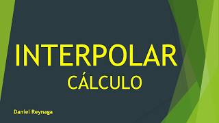 INTERPOLAR-CÁLCULO-DEFINICIÓN-CONCEPTO