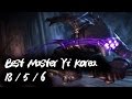 Best Master Yi Korea Jungle | 1v5 Pentakill ultimate comeback !! Replays