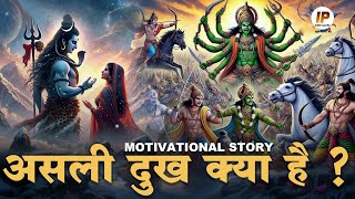 असली दुख क्या है? जानिए भगवान शिव से #motivationalstory || #mahadev  #motivational  Speech #shiv