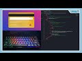 ASMR Programming - Back Credit Card Using HTML,CSS  - No Talking