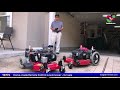 home made remote control lawn mower khmer