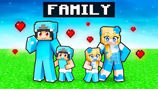 Having an OMZ FAMILY in Minecraft With Crazy Fan Girl!