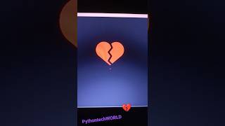 "Broken Heart π" using python tutorialππ|| Python Turtle Graphics π