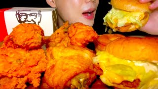 【ASMR/咀嚼音/忙しい人用】KFC ケンタッキー フライドチキン | Kentucky Fried Chicken | MUKBANG | 大食い | 飯テロ