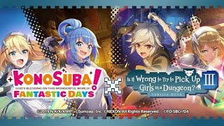 Konosuba Fantastic Days! × Danmachi Collaboration Story: \