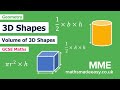 Geometry - Volume of 3D Shapes