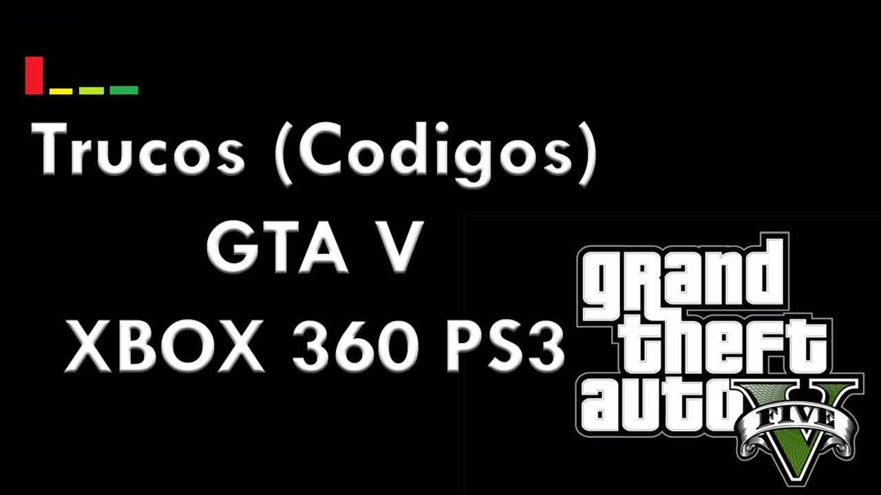 Trucos (Codigos) GTA V Xbox 360 PS3 - YouTube