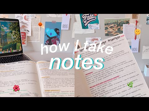 how i take notes || effective and simple