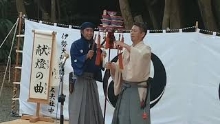 【伊勢大神楽】波太神社奉納 其の伍 献燈の曲