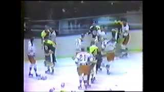 Wayne Cashman (BOS) vs Brad Park (NYR)