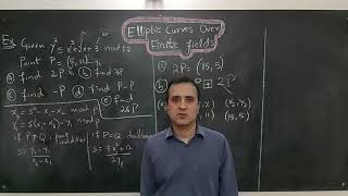 Elliptic Curve #3: Example of Point Doubling and Point Addition