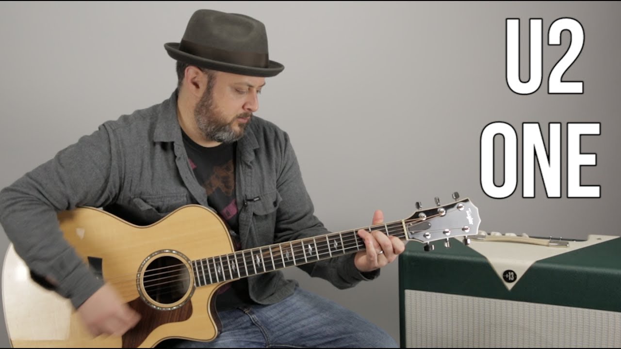 U2 One Easy Acoustic Song Lesson For Guitar Guitar Techniques And