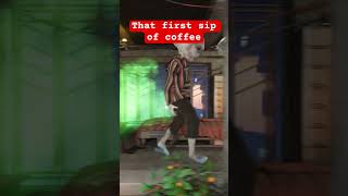 ☕️funny alien animation #funny #funnyanimation #funnyalien #coffee #coffeehumor
