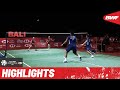 Korean stars Kim/Kong meet Olympic champions Polii/Rahayu in an intense match in Bali