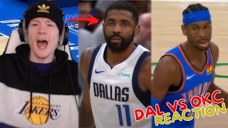 Reacting to Mavericks vs Thunder Regular Season Game!