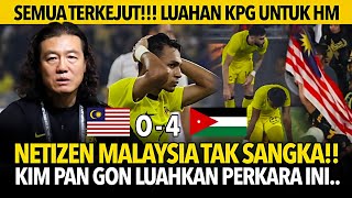 SEMUA TERKEJUT!! Kim Pan Gon Luahkan Perkara Ini Selepas Malaysia Tewas 0-4 Dengan Jordan..#malaysia
