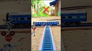 WAG 9 Locomotive express Train VS Model 3AC COACH Crossing Accident