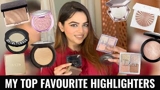 My top Best favorite Highlighters Swatches | Best for Professional use | Sakshi Gupta