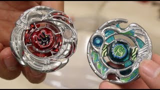 BATTLE : Dark Knight Dragooon LW160BSF VS Guardian Reviser 160SB - Beyblade ZeroG