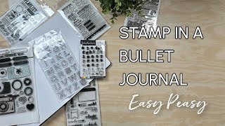 Mastering Stamp Techniques for Your Bullet Journal