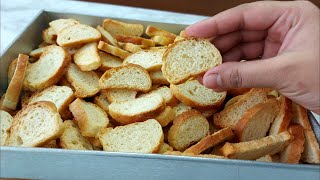 খুব সহজেই ঘরে তৈরী করুন টোস্ট বিস্কুট | Toast Biscuit Recipe