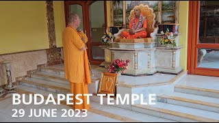 Back in the Budapest Temple - 2023-06-29 | Sivarama Swami