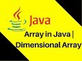 6.8 How to use Array in Java Tutorial With Example 2 Dimensional Array