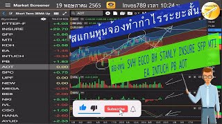 สแกนหุ้นทำกำไรระยะสั้น SVH EGCO BH STANLY INSURE SFP MTI EA INTUCH PB AOT โดย inves789 20 พ.ค. 2565