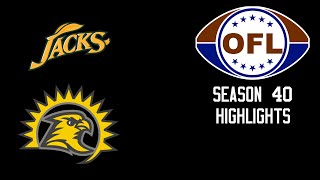 OFL Season 40 SAX vs JOS Playoff Highlights