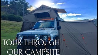 Tour through our Campsite @ the gorge Clarence river NSW