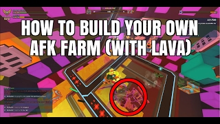 HOW TO BUILD AN AFK INVADER FARM (WITH LAVA) | Trove