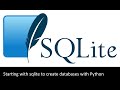 How to create a Database with sqlite3 and Python - Part 1