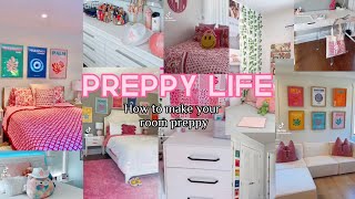 🏝🌊How To Make Your Room Preppy|#preppy 💗