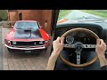 1969 Ford Mustang Mach 1 Fastback 351 V8 Auto - POV Test Drive & Walk-around | Fully Restored