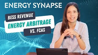 Battery revenue  -  energy arbitrage vs FCAS