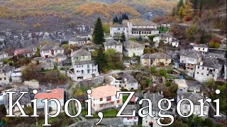 Kipoi, Ioannina, Epirus, Greece - by drone [4K]. #zagorochoria