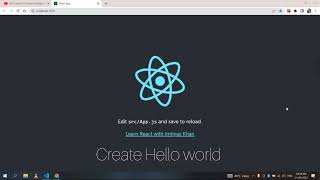 Create a Hello world program in react And Create first Component 2022 #react #reactjs
