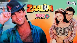 Akshay Kumar's Zaalim Movie Songs Audio Jukebox | Madhoo | Anu Malik | Mubarak Ho | 90s Hindi Songs