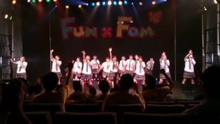 Fun×Fam（和歌山アイドル）「 JUMP  」 「 ミュージック・アワー 」 「  夏の決心 」FunｘFam 2016/8/28 ２部