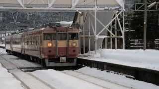 北陸本線 ４７５系Ａ１９編成　５２８Ｍ　泊駅発車