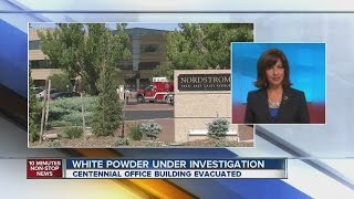 Unidentified white powder under investigation