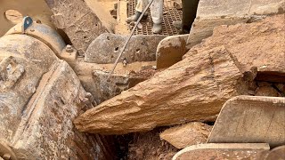 PLAYING with GIANT Rocks! ASMR Rock Quarry CRUSHING Operations - Primary Jaw Crusher in Action.