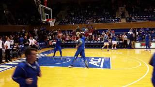 Duke Blue Devils - Pregame Warmup 12-28-15