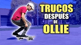 Trucos para aprender después del OLLIE en SKATE | PARA PRINCIPIANTES